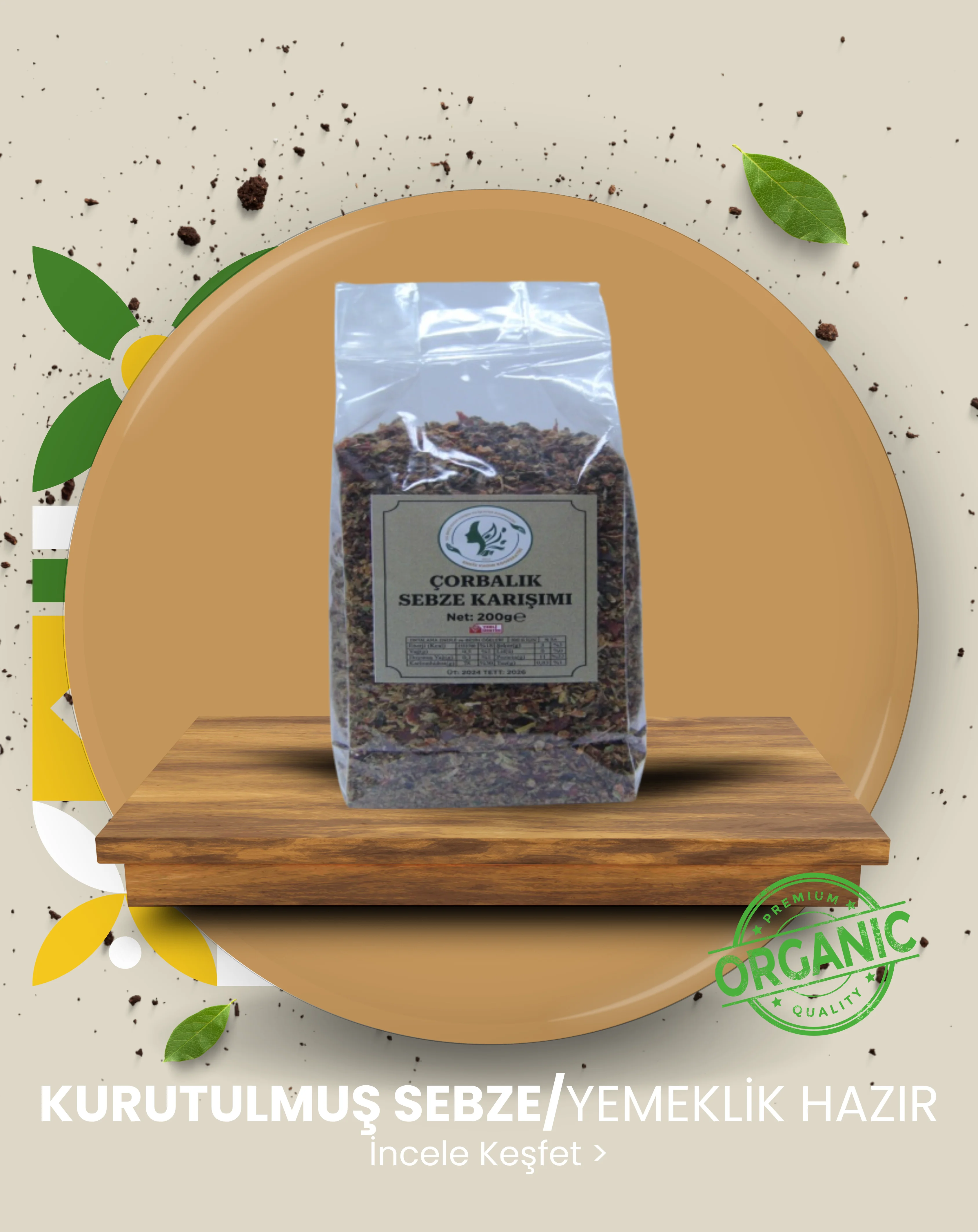 Kurutulmuş Sebze